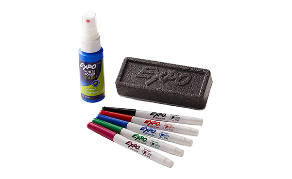 EXPO 7-Piece Low-Odor Dry Erase Set