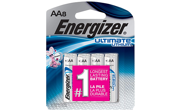 Energizer Ultimate Lithium AA Battery, Pack of 8