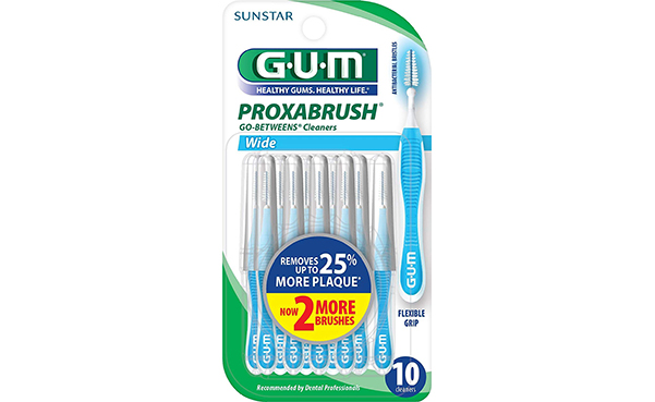 GUM Proxabrush Go-Betweens Brushes, 10 Count