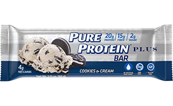 Pure Protein Cookies and Cream Bars, 6 Count