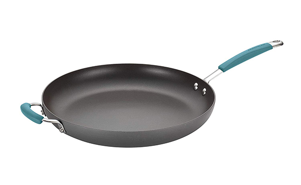 Rachael Ray Hard-Anodized Nonstick Skillet, 14-Inch