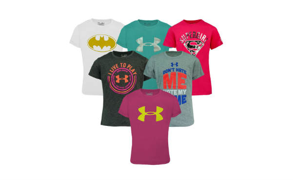 Under Armour Girls' Mystery T-Shirt 3-Pack