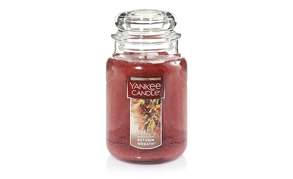 Yankee Large Jar Candle, Autumn Wreath