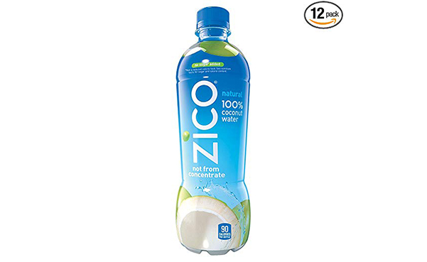 ZICO Natural 100% Coconut Water Drink, 12 Pack