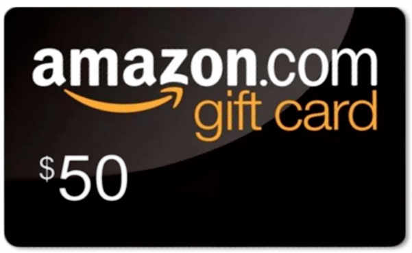 amazon $50 gift card giveaway