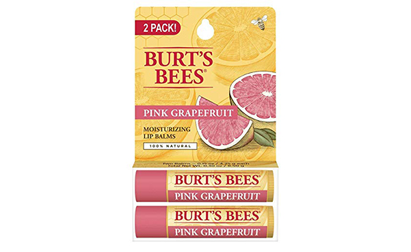 Burt's Bees Natural Moisturizing Lip Balm, 2 Tubes