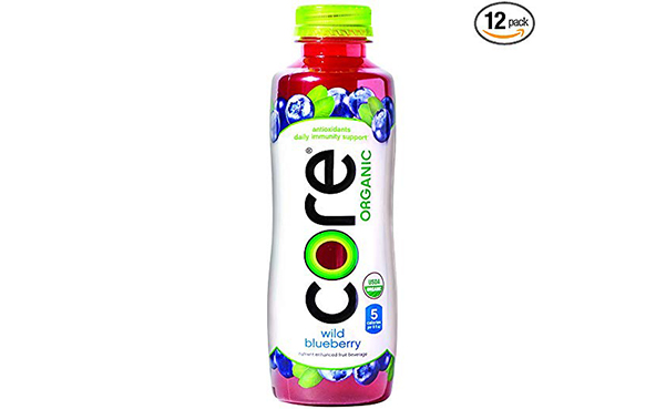 CORE Organic Blueberry Flavored Water, Pack of 12