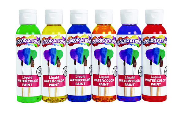 Colorations Liquid Watercolor Paint, Pack of 6