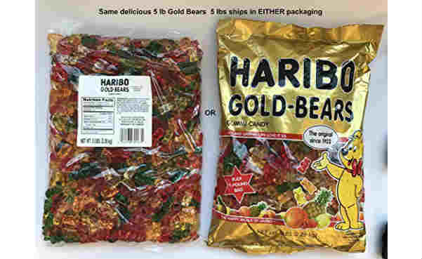 Haribo Gummi Candy Goldbears Gummi Candy 5 Pound Bag giveaway gummi bears