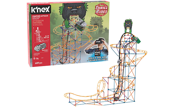 K'NEX Panther Attack Roller Coaster Building Set