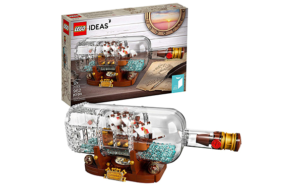 LEGO Ideas Ship in a Bottle Expert Building Kit