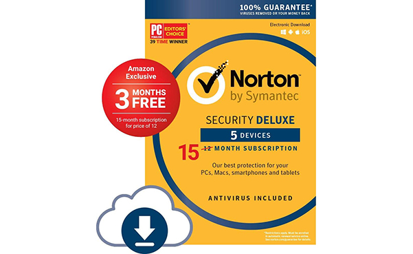 Norton Security Deluxe 15 Month Subscription 5 Devices
