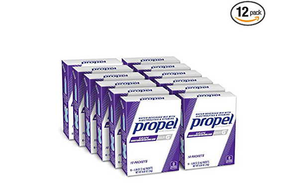 Propel Powder Packets Grape With Electrolytes,12 Pack