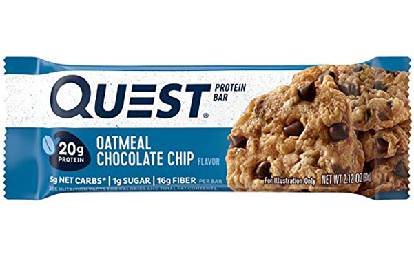 Quest Nutrition Oatmeal Chocolate Chip Protein Bar, 12 Count