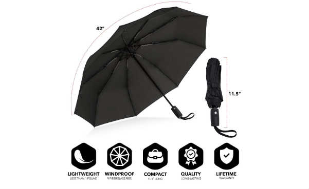 Repel Windproof Travel Umbrella giveaway