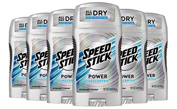 Speed Stick Antiperspirant Deodorant for Men, 6 Pack