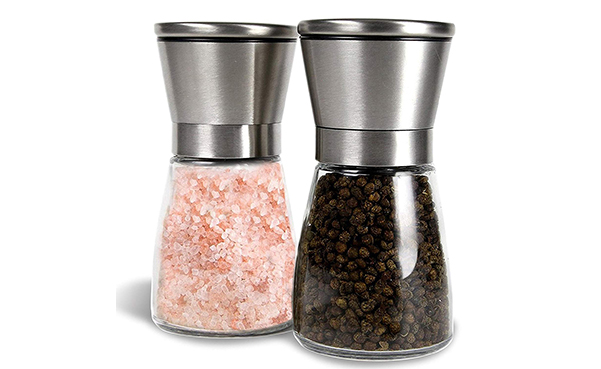Tundras Stainless Steel Salt & Pepper Grinder, Set of 2