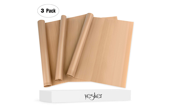 Yesker Teflon Sheet, 3 Pack