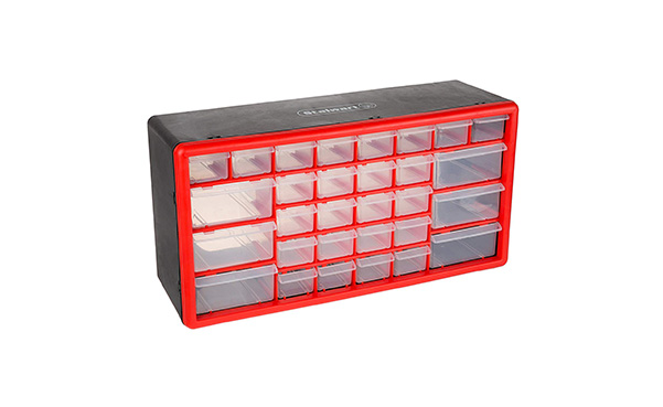 14 Small Bin Compartments Portable Storage Case