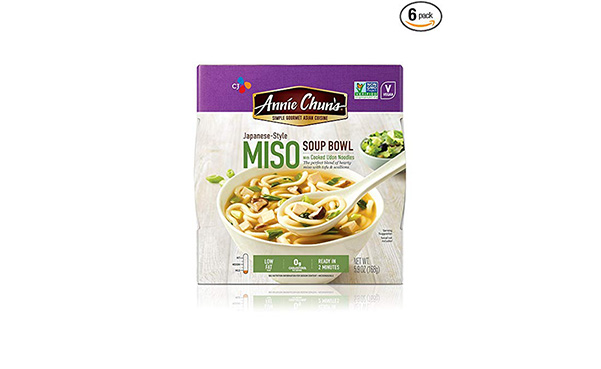 Annie Chun's Miso Soup Noodle Bowl, Pack of 6