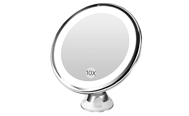 BESTOPE 10X Magnifying Lighted Vanity Makeup Mirror