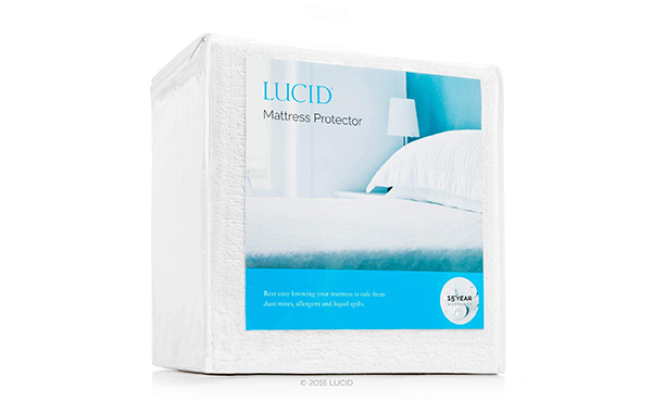 LUCID Hypoallergenic Waterproof Mattress Protector