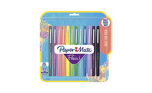 Paper Mate Flair Felt Tip Pens, 12 Count