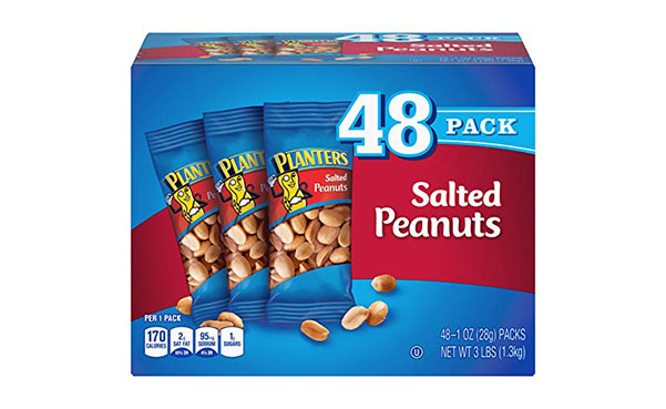 Planters Salted Peanuts, 48 Pack