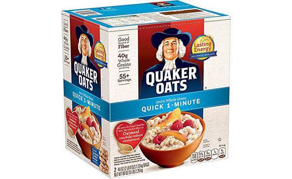 Quaker Oats Quick 1-Minute Oatmeal, 55 Servings
