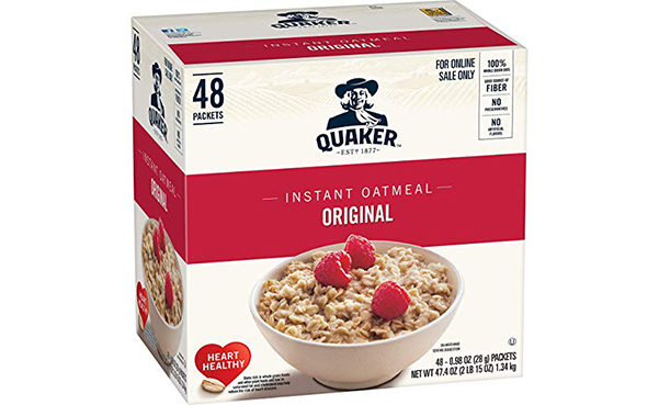 Quaker Original Instant Oatmeal, 48 Count