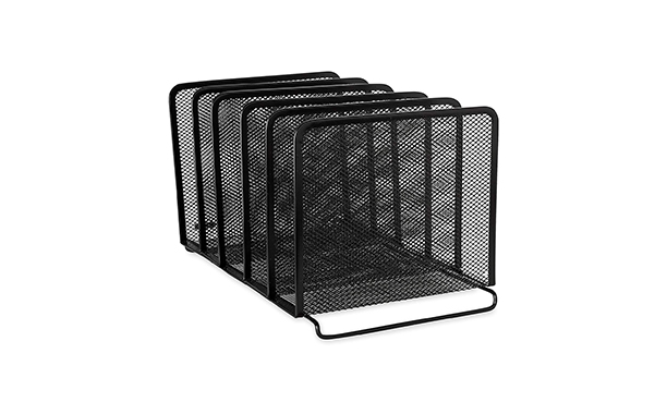 Rolodex Mesh Collection Stacking Sorter, 5-Section