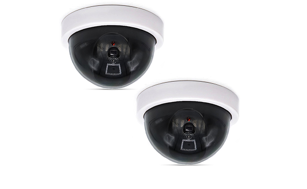 WALI Dummy Fake Security CCTV Camera, 2 Pack