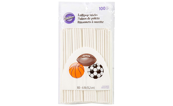 Wilton White 6-Inch Lollipop Sticks, 100-Count