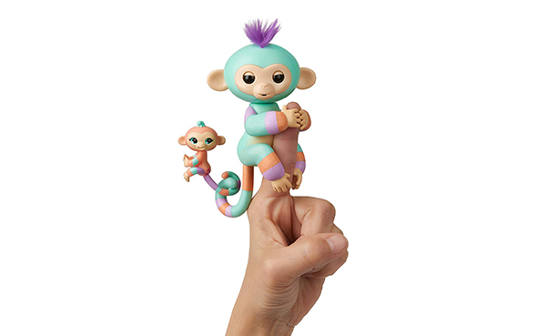WowWee Fingerlings Baby Monkey Danny & Gianna