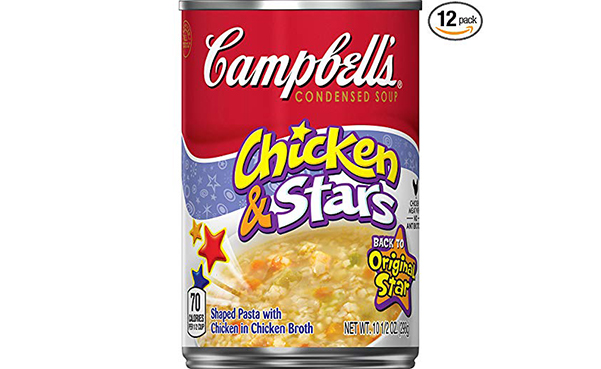 Campbell's Condensed Chicken & Stars Soup, Pack of 12