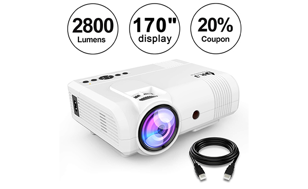 DR. J Professional Home Theater Mini Projector