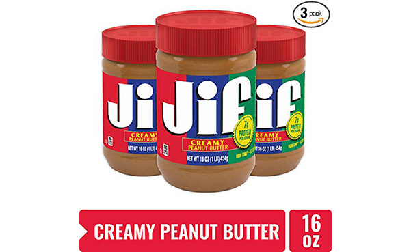 Jif Creamy Peanut Butter, Pack of 3