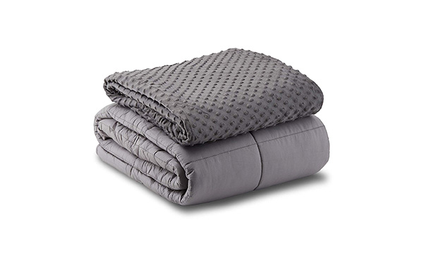 Leniio Weighted Blanket with Removable Duvet Cover