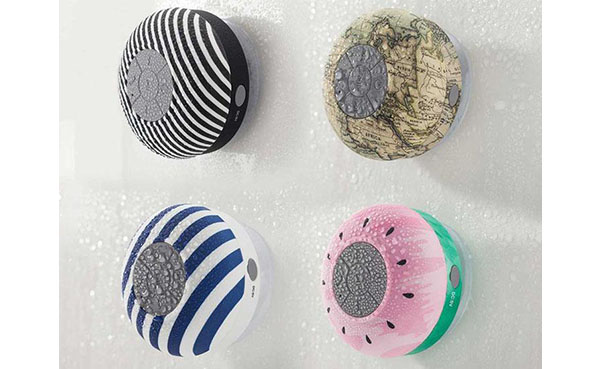 Liger Water-Resistant Bluetooth Shower Speaker (2-Pack)