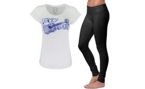 Lucky Brand Women's T-Shirt and Leggings Set