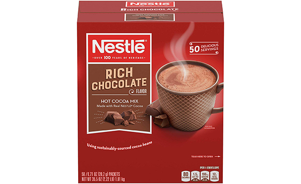 Nestle Hot Cocoa Chocolate Mix, 50 Packets
