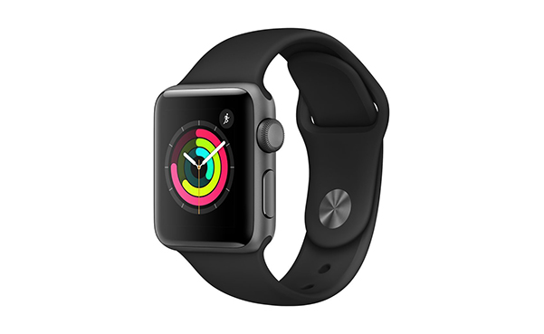 Apple Watch Series 3 - Space Gray with Black Sport Band