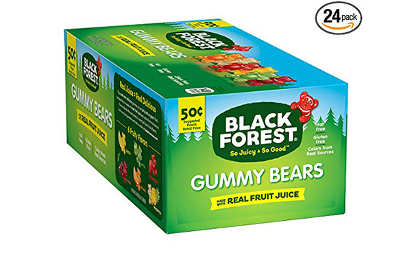Black Forest Gummy Bears Candy, Pack of 24