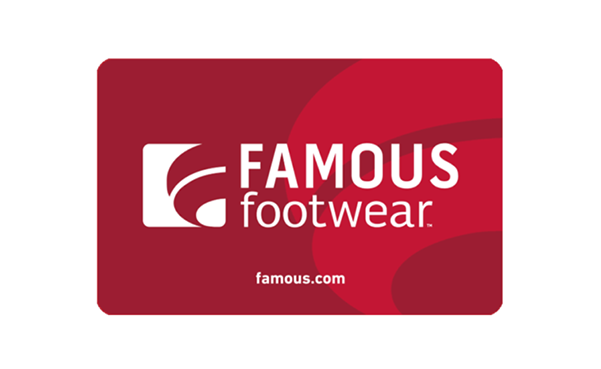 Buy a $50 Famous Footwear Gift Card for only $40