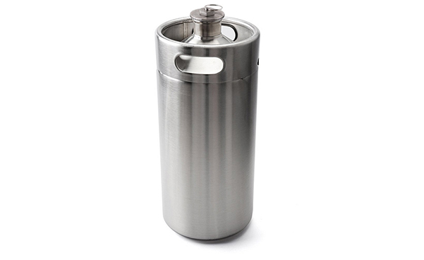 Lamtor Mini Keg Style Growler Stainless Steel Barrel