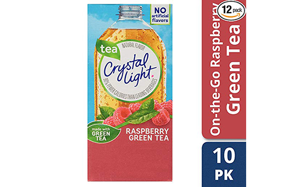 Crystal Light Raspberry Green Tea Drink Mix, 120 Packets