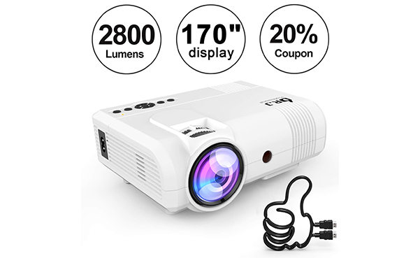 DR. J Professional Home Theater Mini Projector