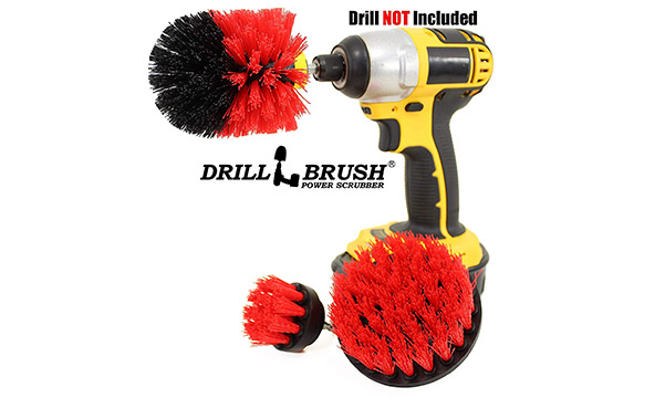 Drillbrush Heavy Duty Scrub Brush Cleaning Kit