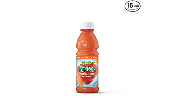 Tropicana Juice Strawberry Orange, Pack of 15