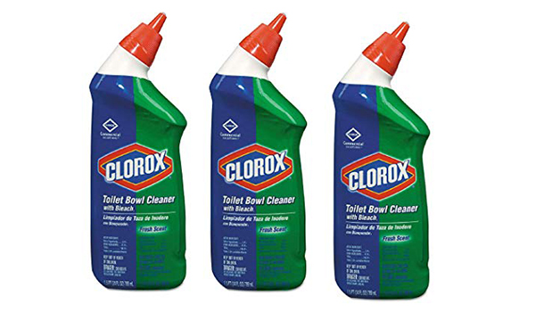 Clorox Toilet Bowl Cleaner with Bleach, Pack of 3